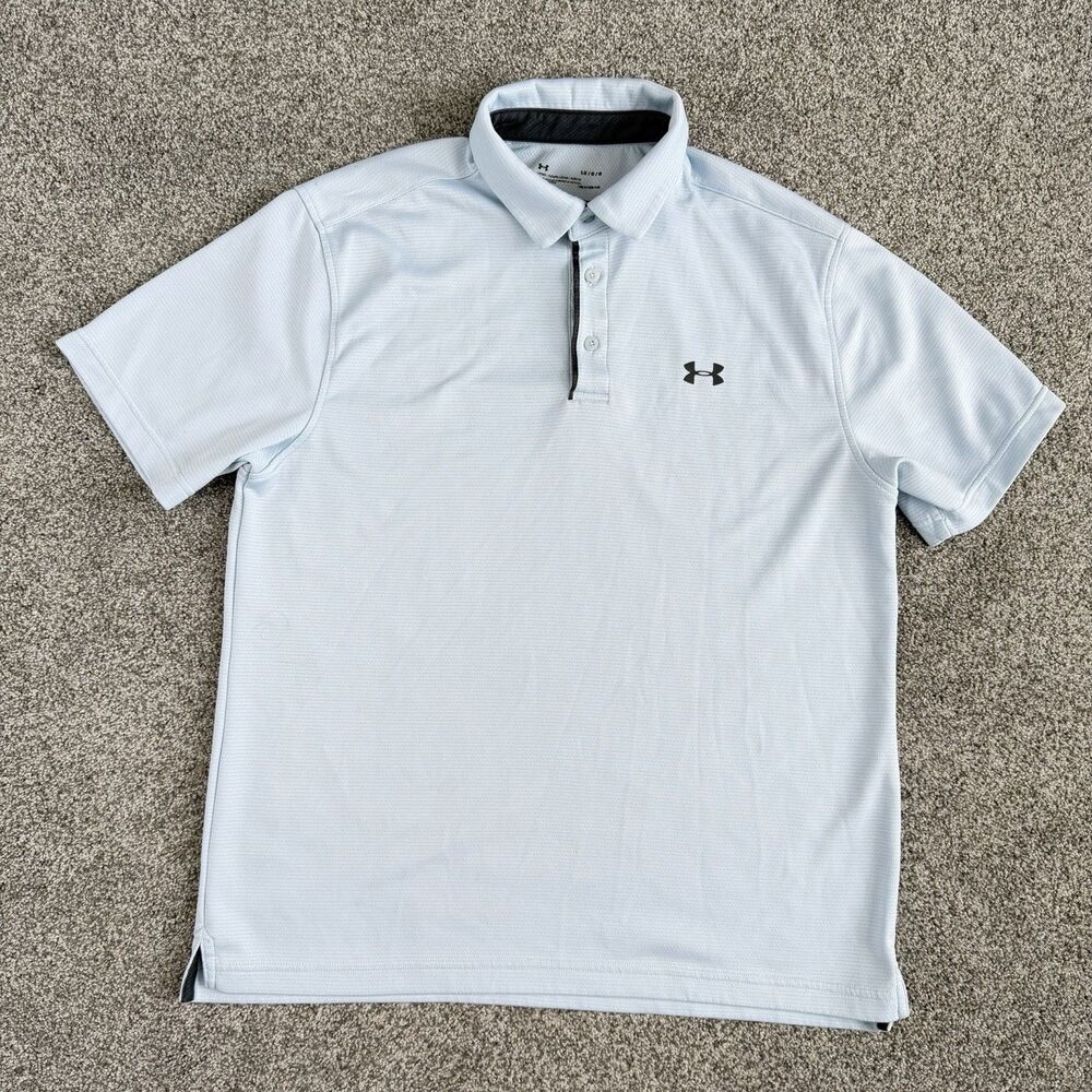 Under Armour UA Tech Golf Polo Shirt Performance Men's Loose Fit Size Large
